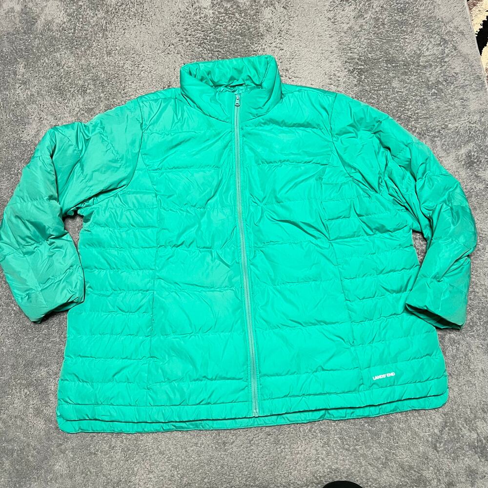Women's Lightweight Puffer Jacket - Teal